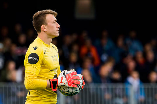 Goalkeeper Sean McDermott of Kristiansund
