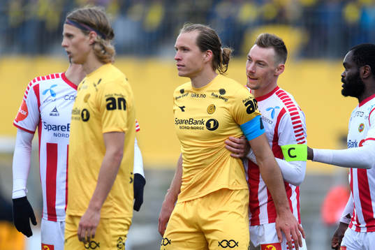 Martin Bjørnbak of Bodø/Glimt and Magnar Ødegaard of
