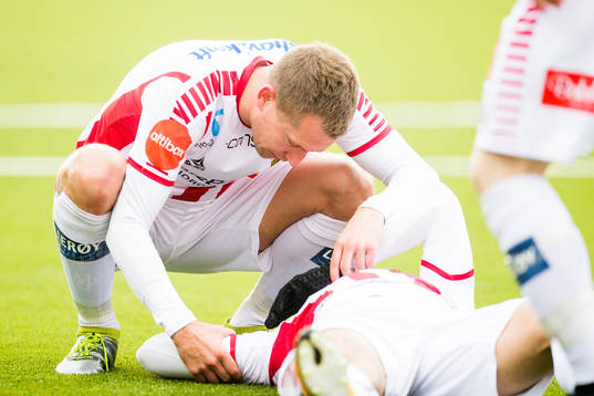 Morten Gamst Pedersen and Lasse Nilsen of Tromsø