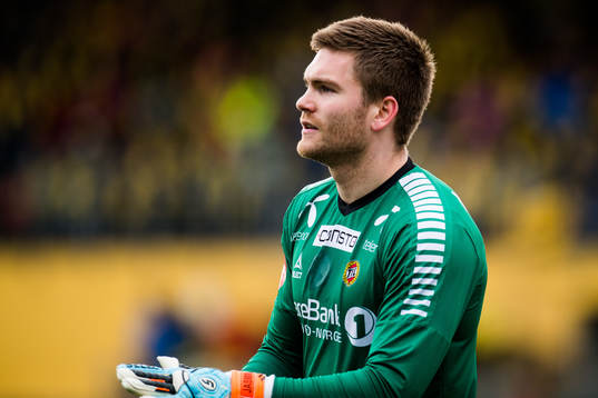 Goalkeeper Gudmund Kongshavn of Tromsø