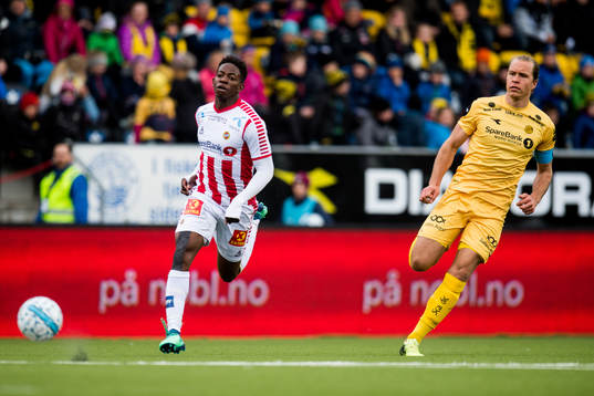 Mushaga Bakenga of Tromsø and Martin Bjørnbak of