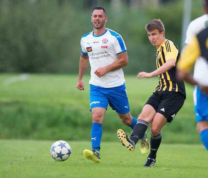 IFK Hässleholms Isak Olsson i DM-matchen mellan IFK