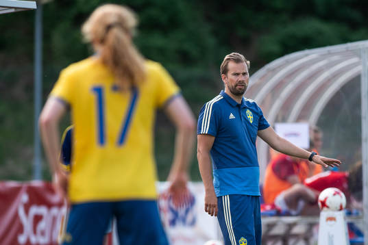 Sveriges förbundskapten Pär Lagerström
