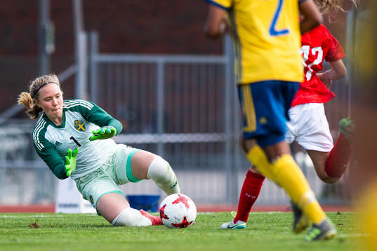 Sveriges målvakt Sofia Hjern