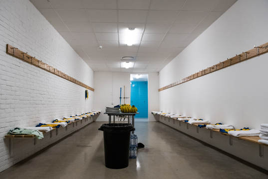 Vy över Sveriges omklädningsrum