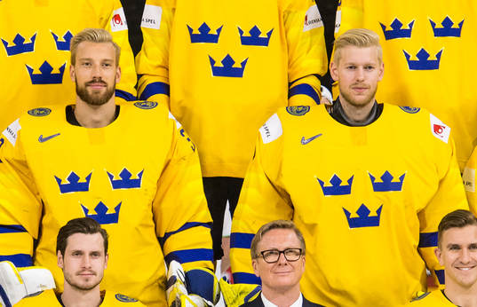 Sveriges målvakt Anders Nilsson och målvakt Magnus