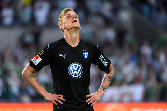 Malmö FFs Sören Rieks deppar