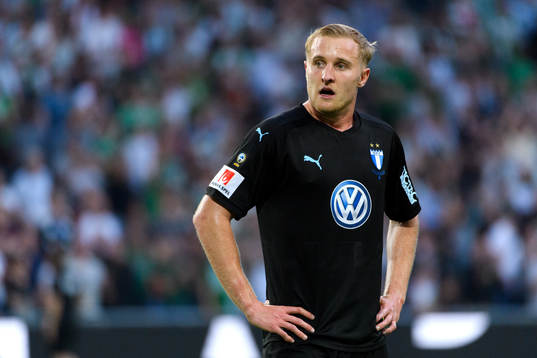 Malmö FFs Franz Brorsson deppar