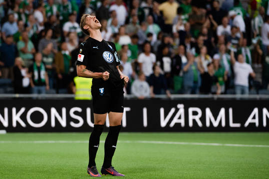Malmö FFs Sören Rieks deppar