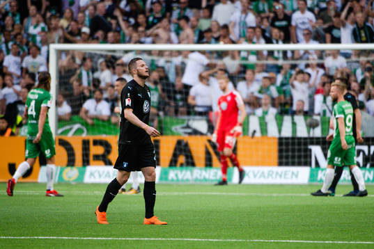 Malmö FFs Lasse Nielsen deppar