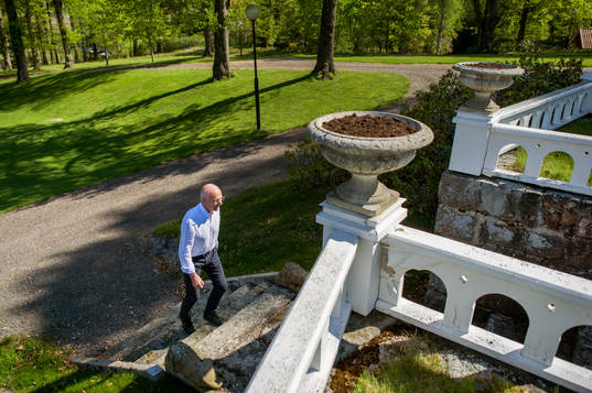 Sven Göran Eriksson poses for a portrait