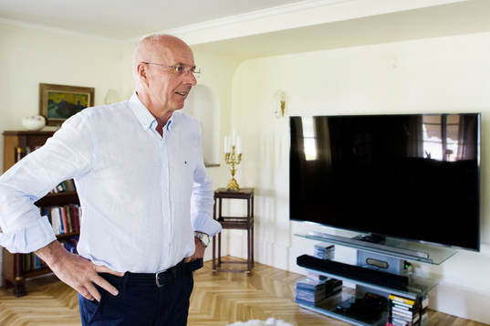 Sven Göran Eriksson poses for a portrait