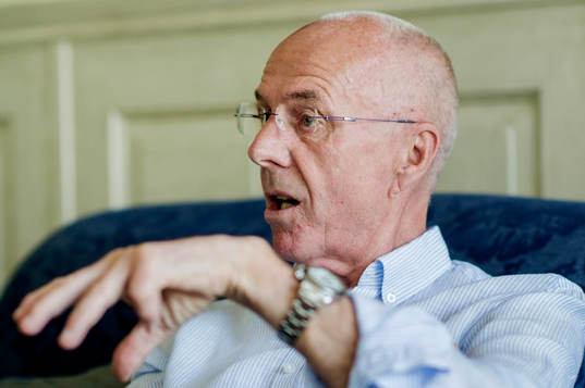 Sven Göran Eriksson poses for a portrait