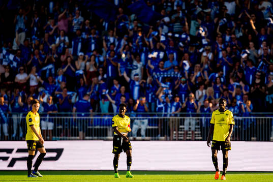 Espen Hammer Berger, Isaac Twum and Afeez Aremu of Start