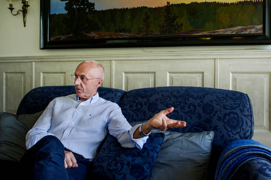Sven Göran Eriksson poses for a portrait