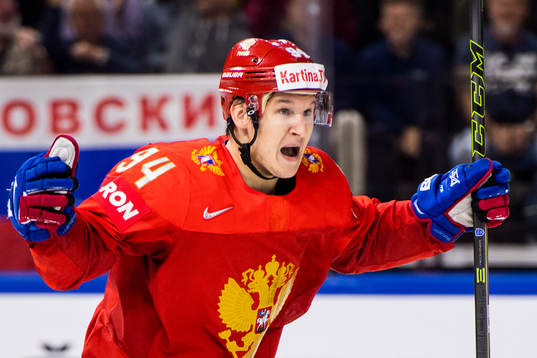 Rysslands Alexander Barabanov jublar