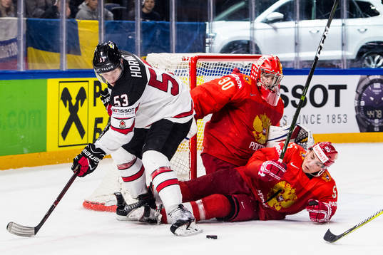 Kanadas Bo Horvat oroar mot Rysslands målvakt Igor