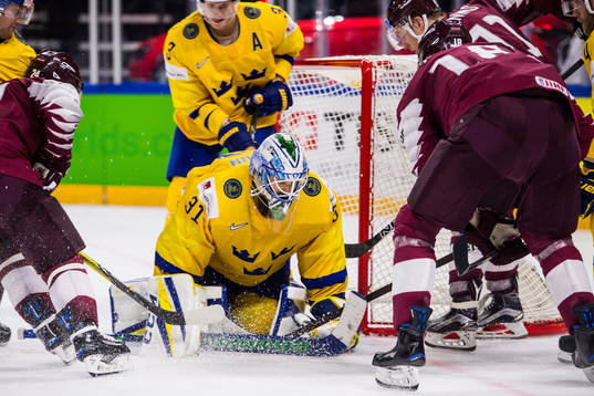 Sveriges målvakt Anders Nilsson
