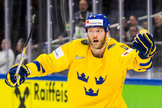Sveriges Mattias Ekholm reagerar