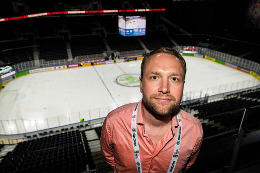 Helsingborgs Dagblads reporter Daniel Rooth