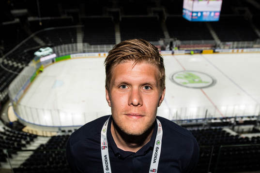 Helsingborgs Dagblads reporter Linus Ahlin