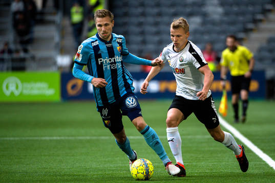 Djurgårdens Jonathan Ring och Örebros Sebastian Ring
