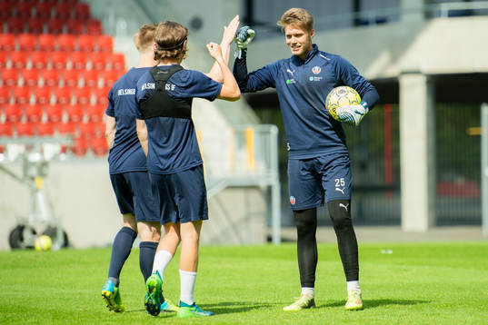 Helsingborgs målvakt Kalle Joelsson