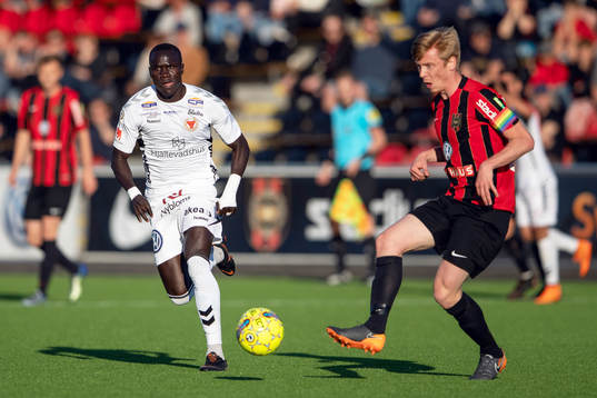 Kalmars Papa Alioune Diouf och Brommapojkarnas Gustav