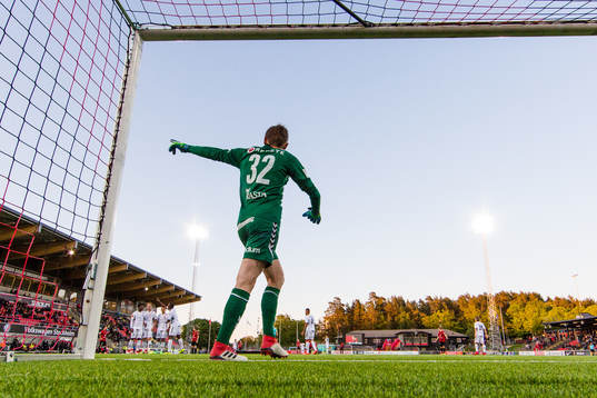 under fotbollsmatchen i Allsvenskan mellan Brommapojkarna