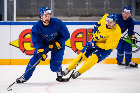 Sveriges Filip Forsberg och Dennis Everberg