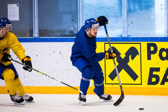 Sveriges Johan Larsson och Viktor Arvidsson