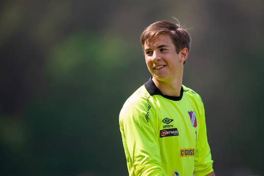 Höganäs målvakt Henrik Timgren