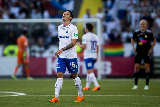 Norrköpings David Moberg Karlsson jublar