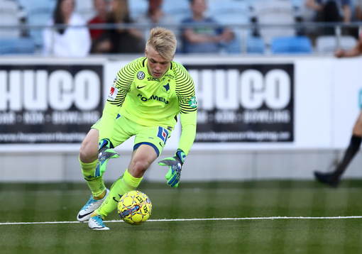Norrköpings målvakt Isak Pettersson