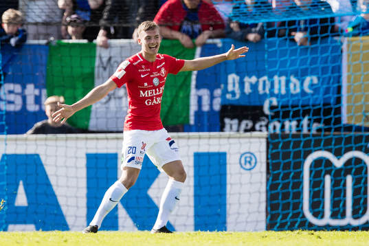 Trelleborgs Felix Hörberg jublar