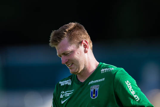 Sirius målvakt Joakim Wulff