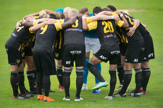Uppladdning i matchen i division 2 mellan IFK Hässleholm