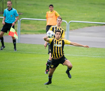 IFK Hässleholms Tommy Filipovic i matchen i division 2