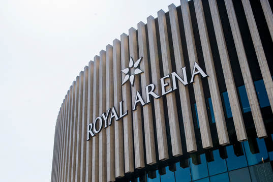 Exteriör av Royal Arena