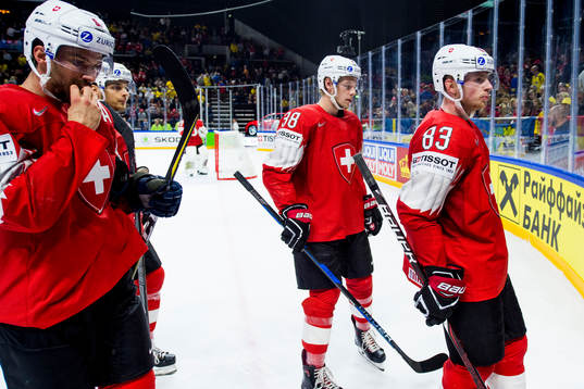 Schweiz Gaetan Haas, Lukas Frick och Joel Vermin lämnar