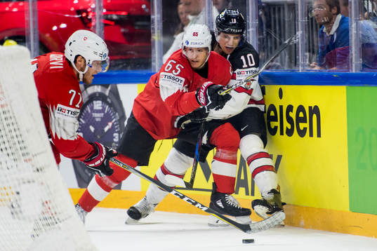 Schweiz Enzo Corvi, Ramon Untersander och Kanadas Brayden