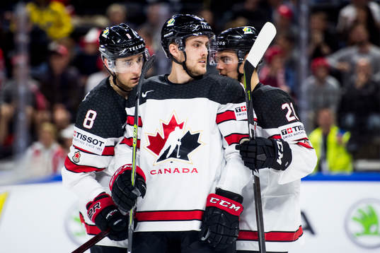 Kanadas Kyle Turris, Ryan Pulock och Tyson Jost