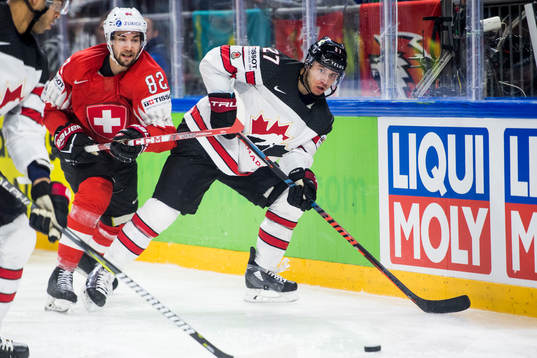 Schweiz Simon Moser och Kanadas Ryan Murray