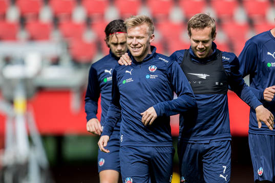 Helsingborgs Anders Degn Randrup och Andreas Landgren