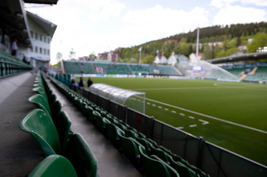 NP3 Arena innan fotbollsmatchen i Allsvenskan mellan GIF