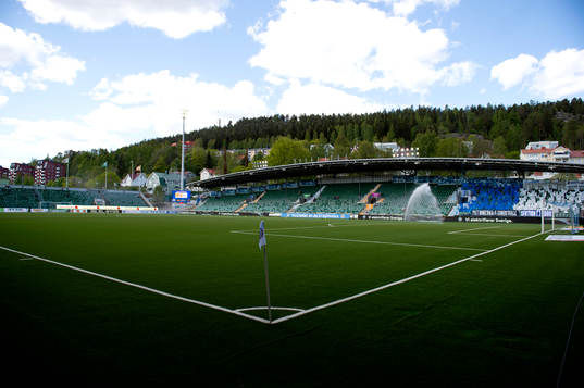 NP3 Arena innan fotbollsmatchen i Allsvenskan mellan GIF