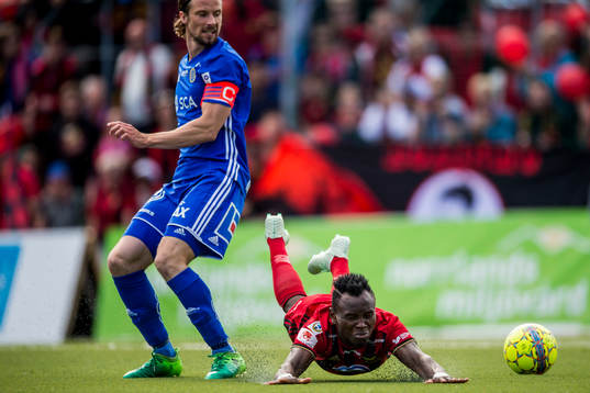 Sundsvalls Linus Hallenius och Östersunds Samuel Mensiro