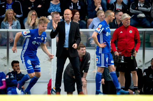 Sundsvalls tränare Joel Cedergren och Eric Björkander