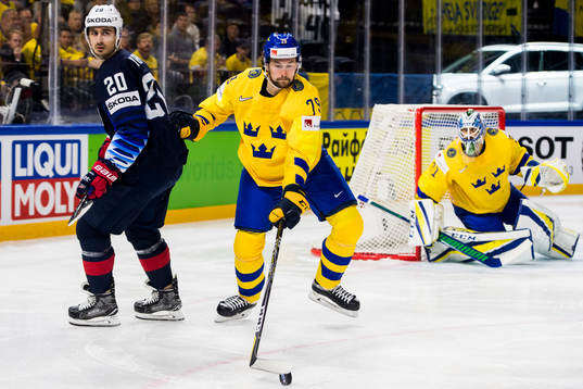 s Chris Kreider och Sveriges Filip Forsberg