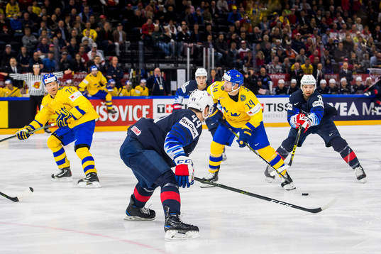 Sveriges Gustav Nyquist och Patric Hörnqvist